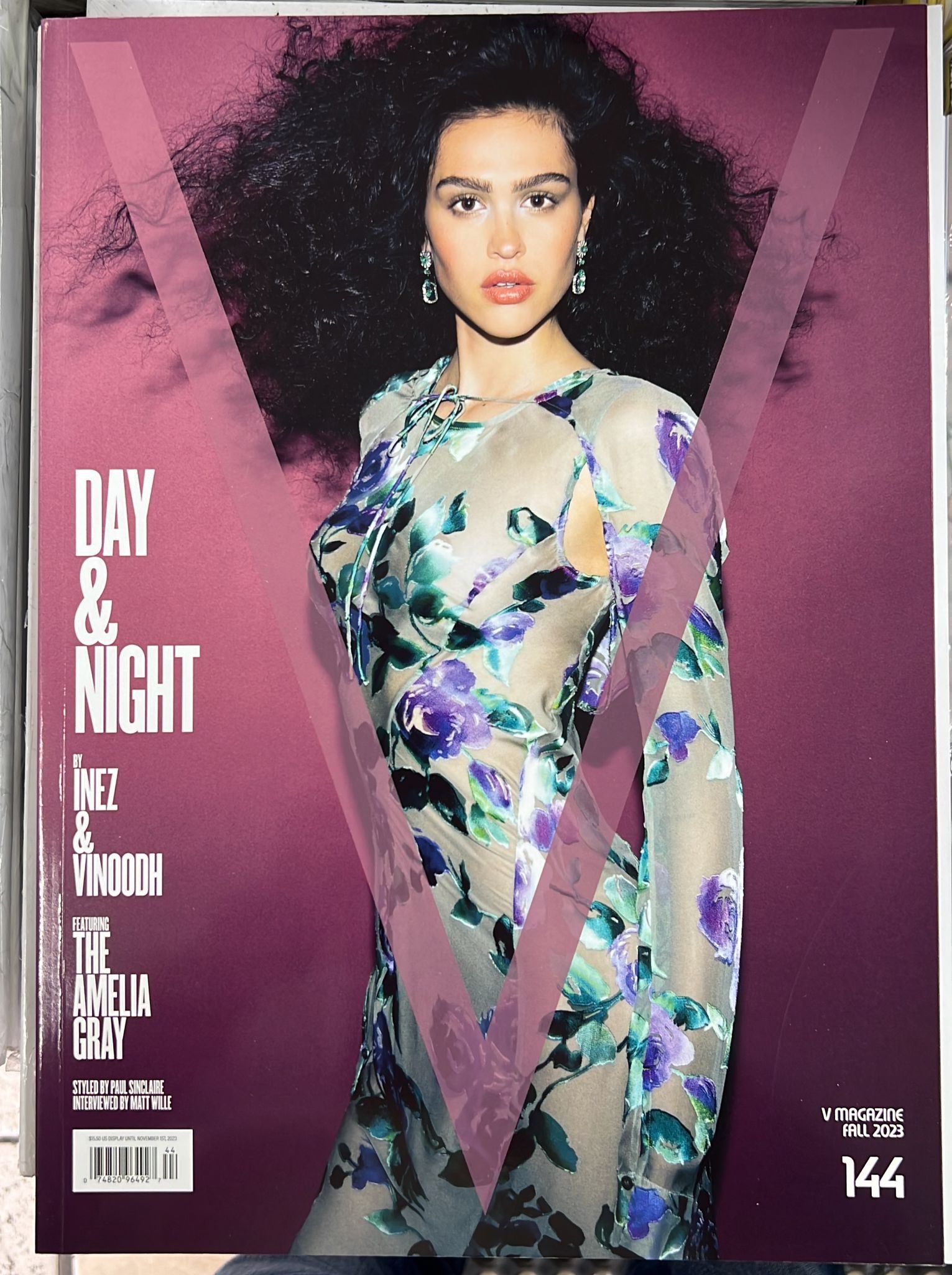 V MAGAZINE- ISSUE 144-FALL 2023-(SELECT-A-COVER)-DAY & NIGHT BY INEZ &  VINOODH-BRAND NEW