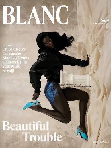 BLANC MAGAZINE-ISSUE 35-BEAUTIFUL TROUBLE ISSUE-BRAND NEW - Image 2