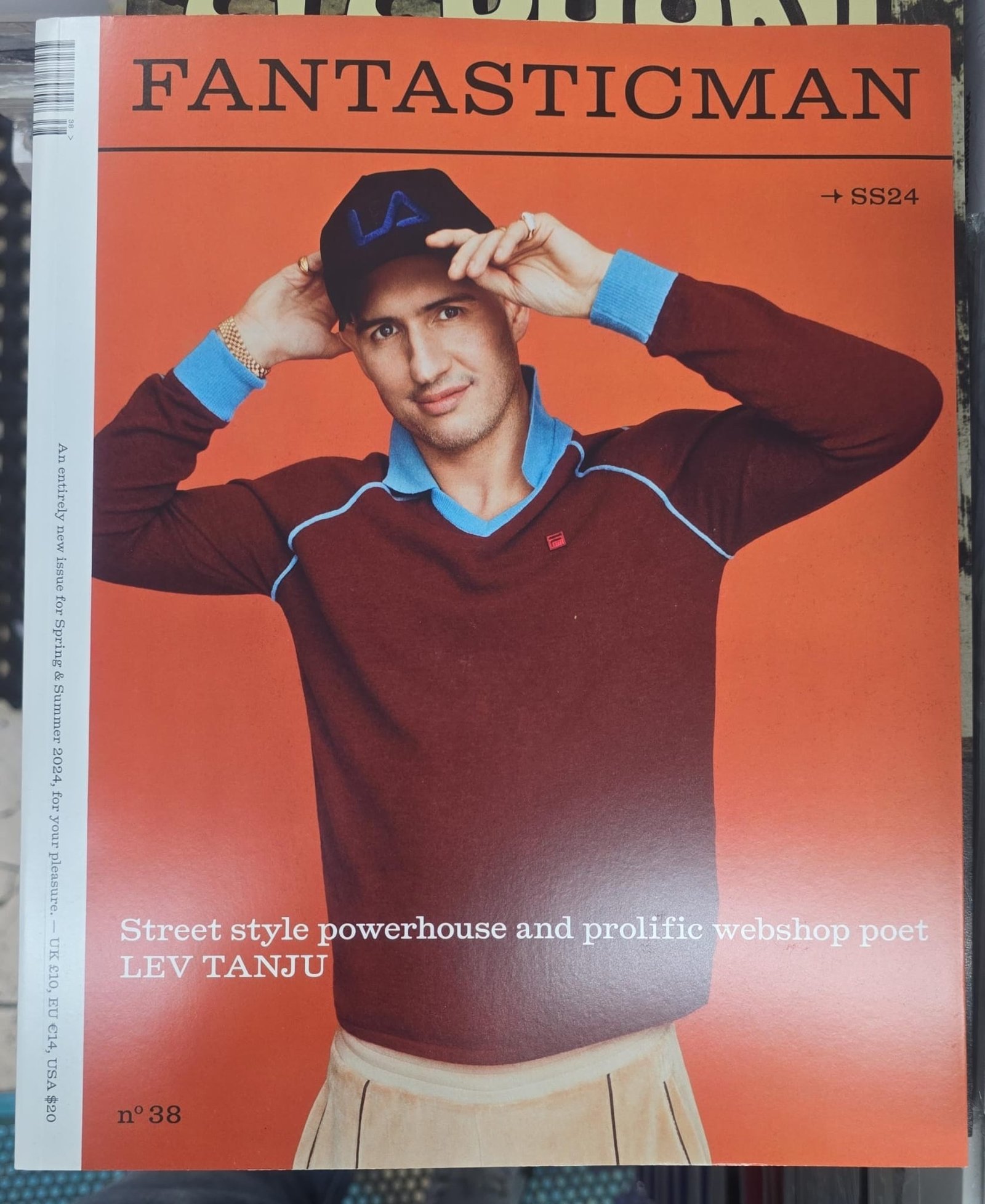 FANTASTIC MAN MAGAZINE-SPRING/SUMMER 2024-ISSUE 38-LEV TANJU-Brand New