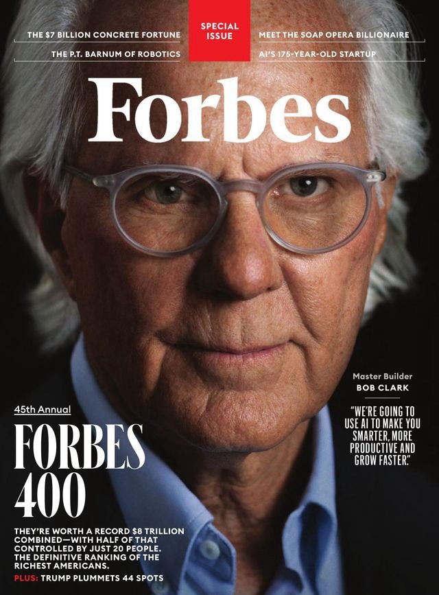 FORBES 400-45TH ANNUAL-BOB CLARK-BRAND NEW