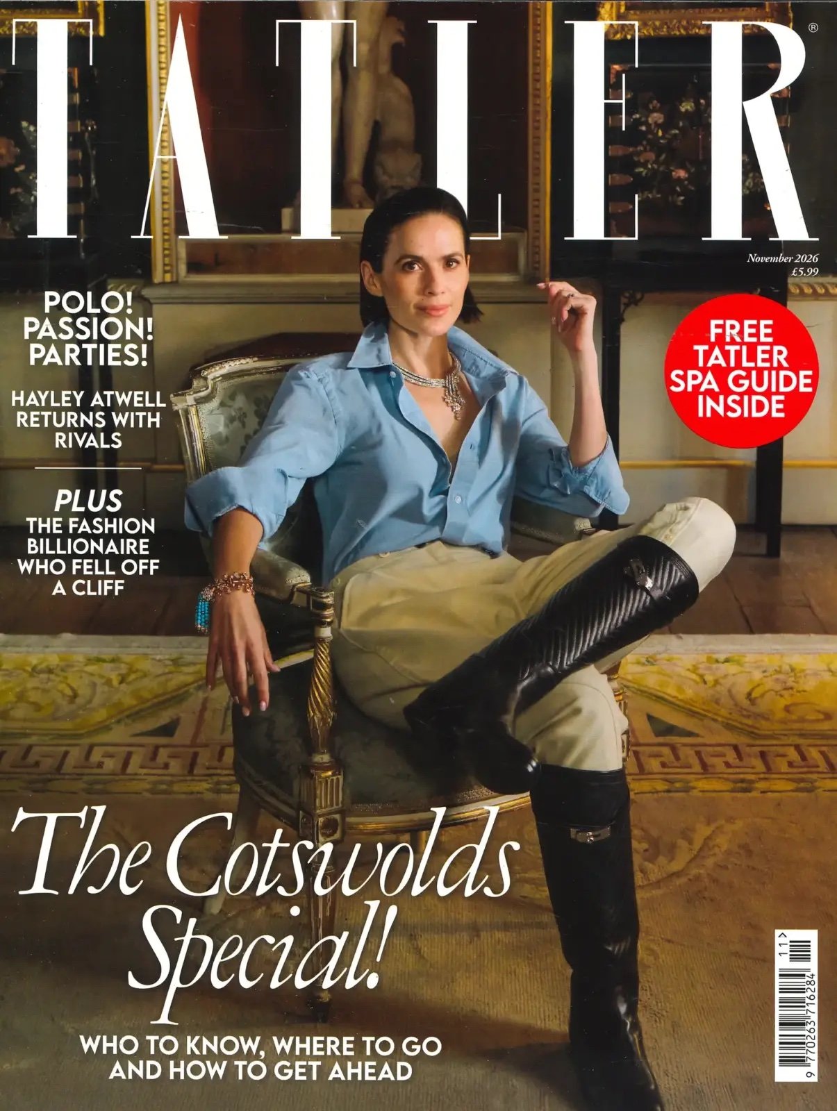TATLER UK MAGAZINE-NOVEMBER 2026-HAYLEY ATWELL-BRAND NEW