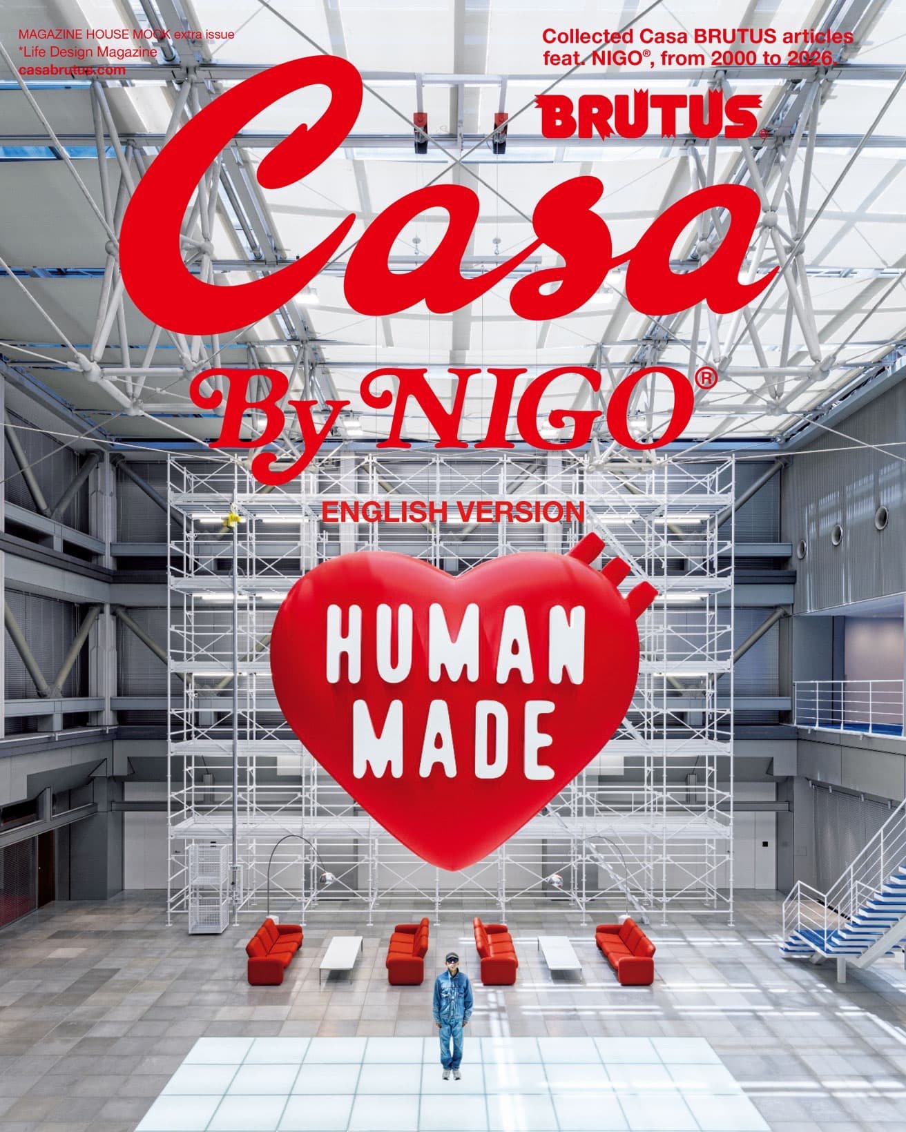 CASA BRUTUS BY NIGO-ENGLISH VERSION-HUMAN MADE-BRAND NEW