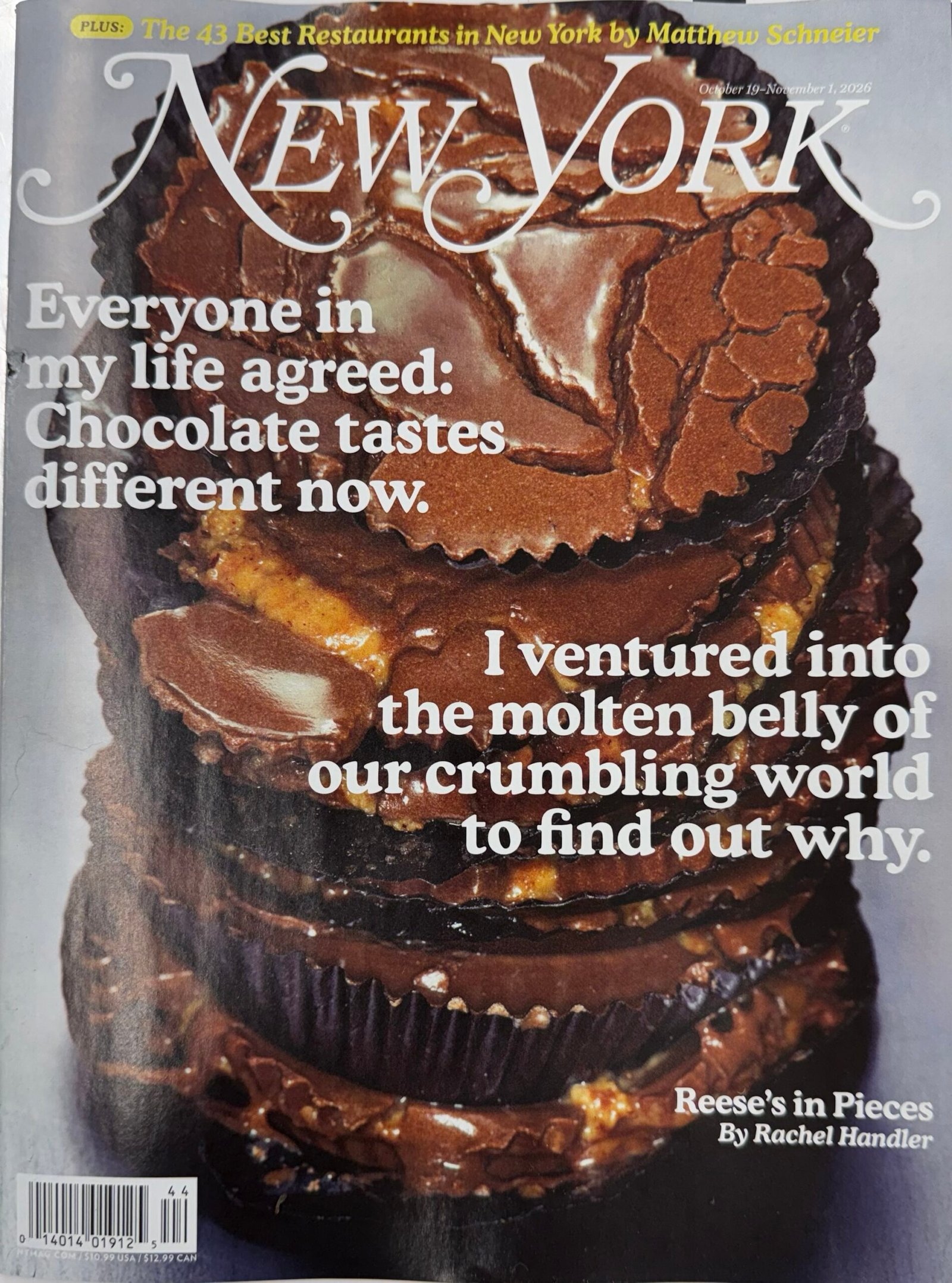 NEWYORK MAGAZINE-OCTOBER 19-NOVEMBER 01 2026-REESE’S IN PIECES-BRAND NEW